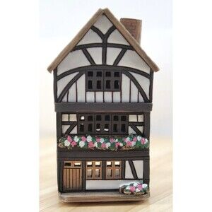 Polish Pottery Cottage Tea light Candle House‎ Hand Made